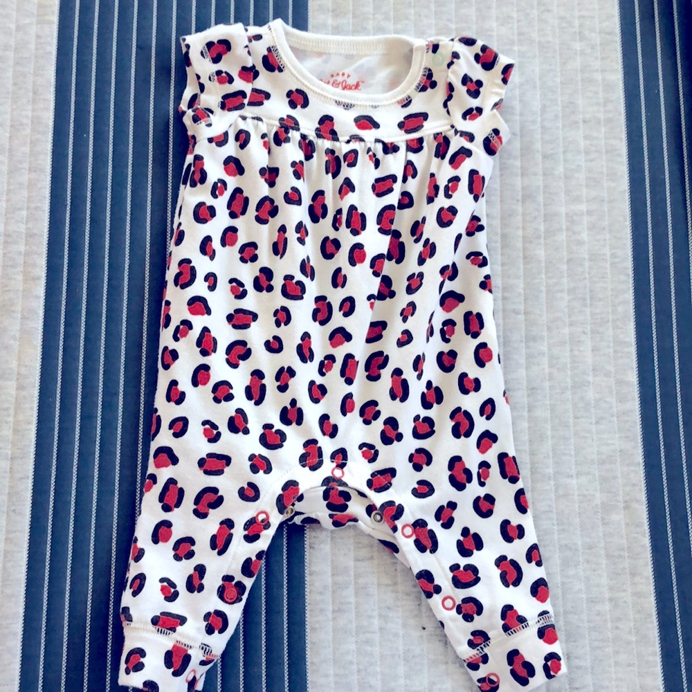 Cat and jack cheeta onesie